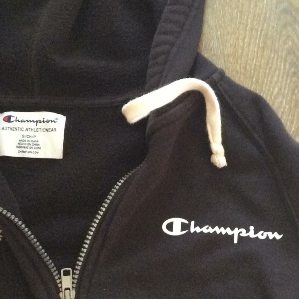 Sweatshirt brand is champion